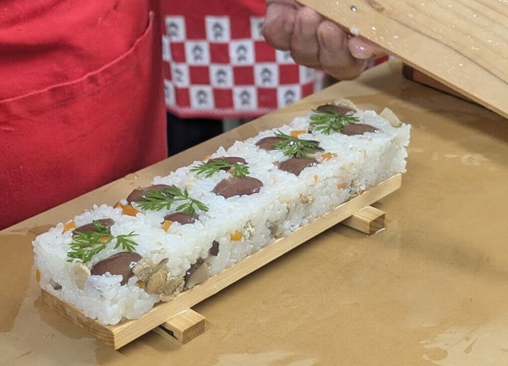 金時豆が2個入る