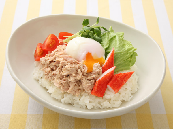 ツナサラダすし丼