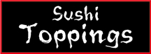 sushi toppings