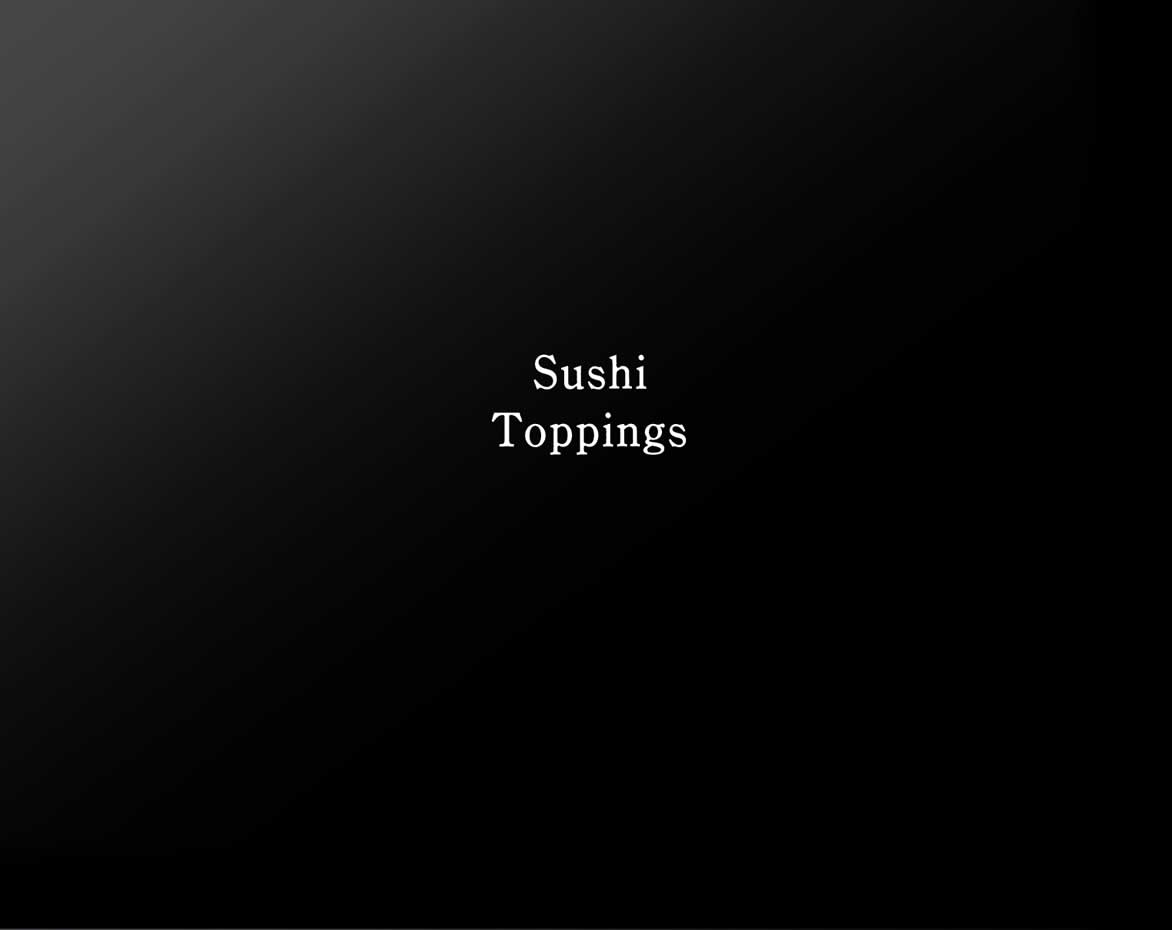 sushi toppings