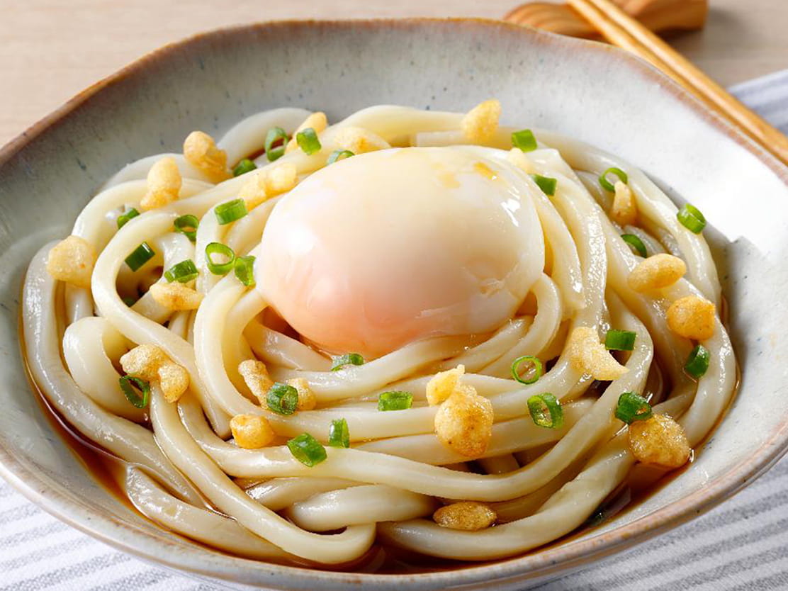 韓国風温玉うどん