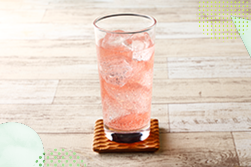 「フルーティス™あまおう」ソーダ割り