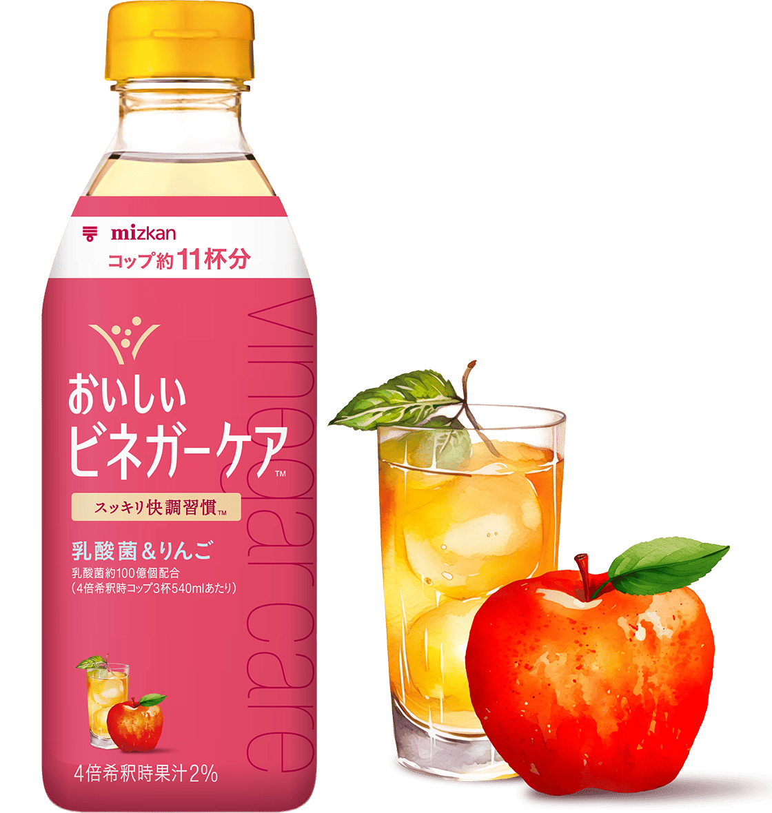 おいしいビネガーケア 乳酸菌&りんご